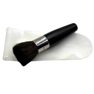 Mary Kay Black Powder/Brush with Clear Brush Rest - Black